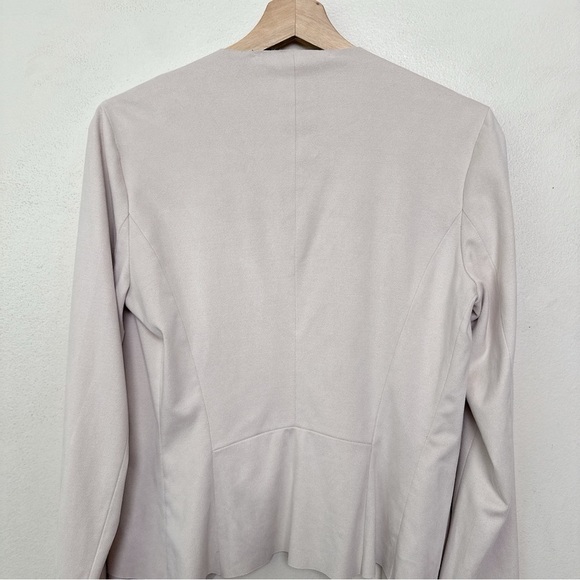 Zara Womens Small Waterfall Beige Open Cardigan - Picture 12 of 14